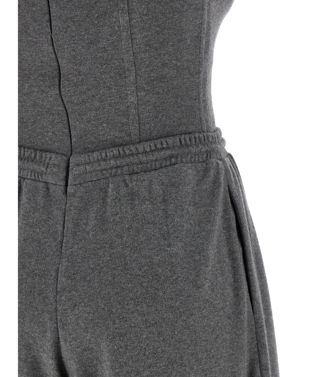 GIOVANNI BEDIN Серый ацетатный комбинезон, фото 4