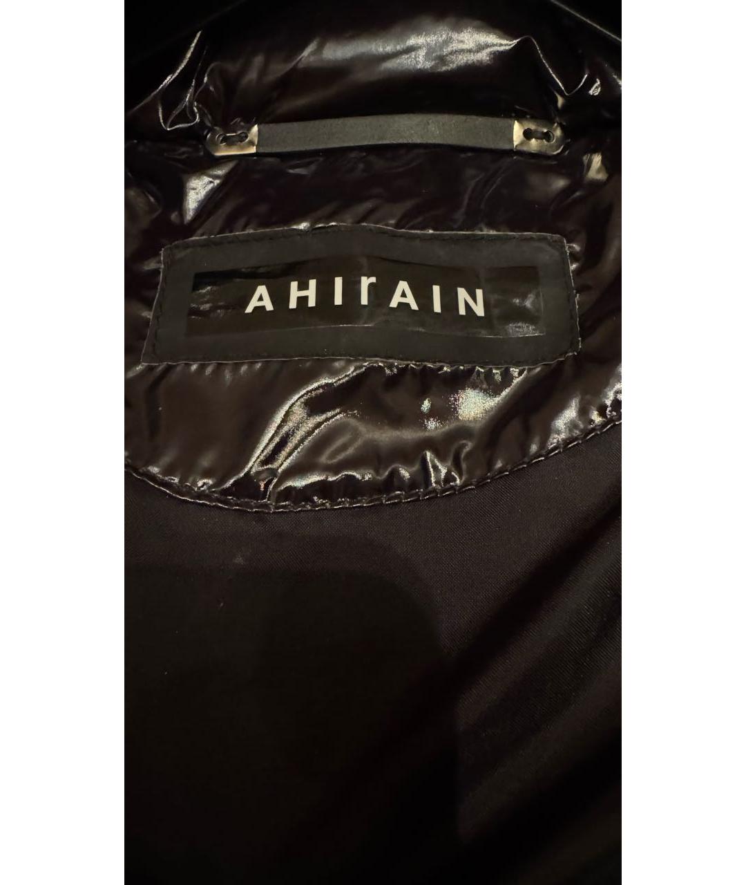 AHIRAIN Черный полиамидовый пуховик, фото 4