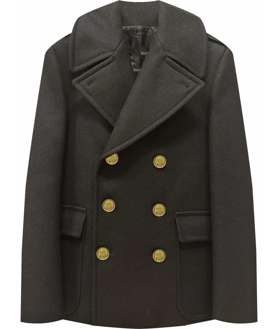 GIVENCHY Черное шерстяное пальто, фото 1