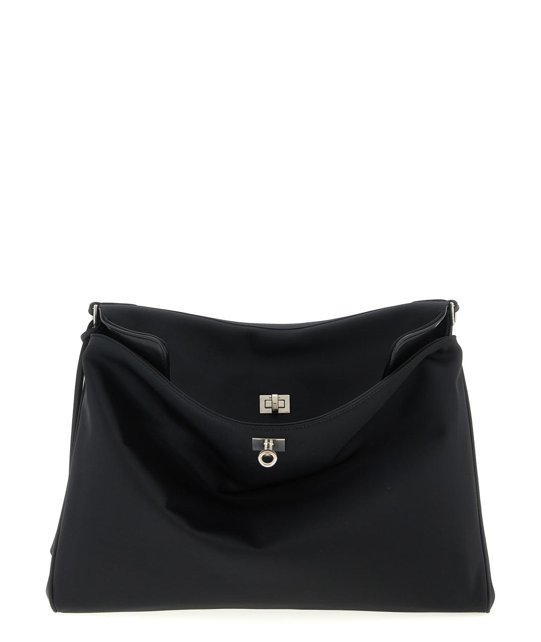 BALENCIAGA Черная синтетическая сумка на плечо, фото 1