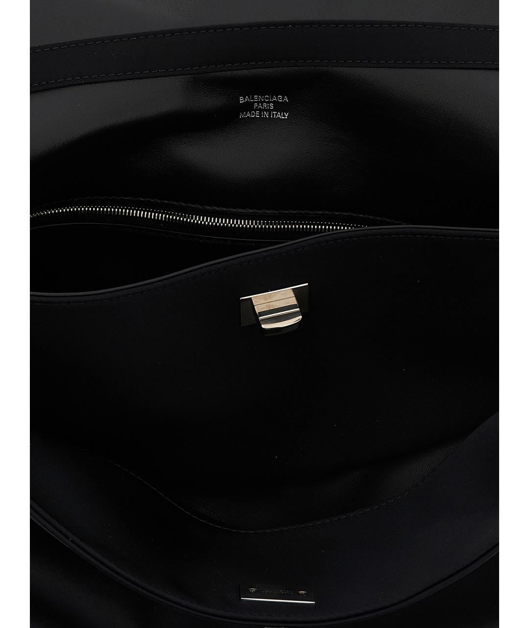 BALENCIAGA Черная синтетическая сумка на плечо, фото 4