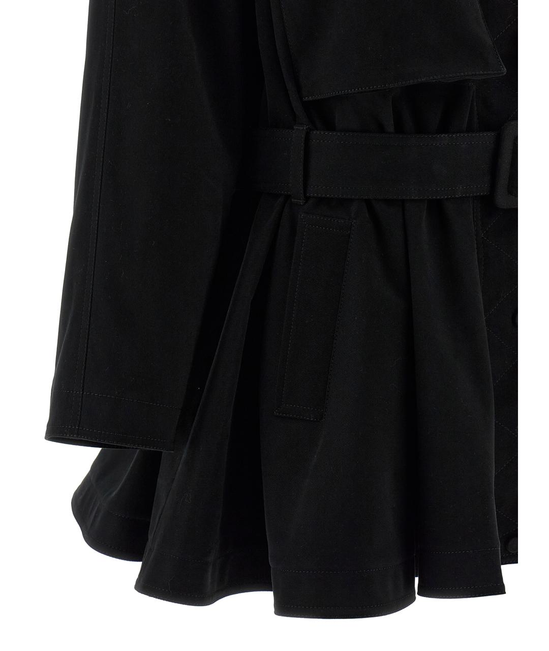 GIOVANNI BEDIN Черное ацетатное повседневное платье, фото 4