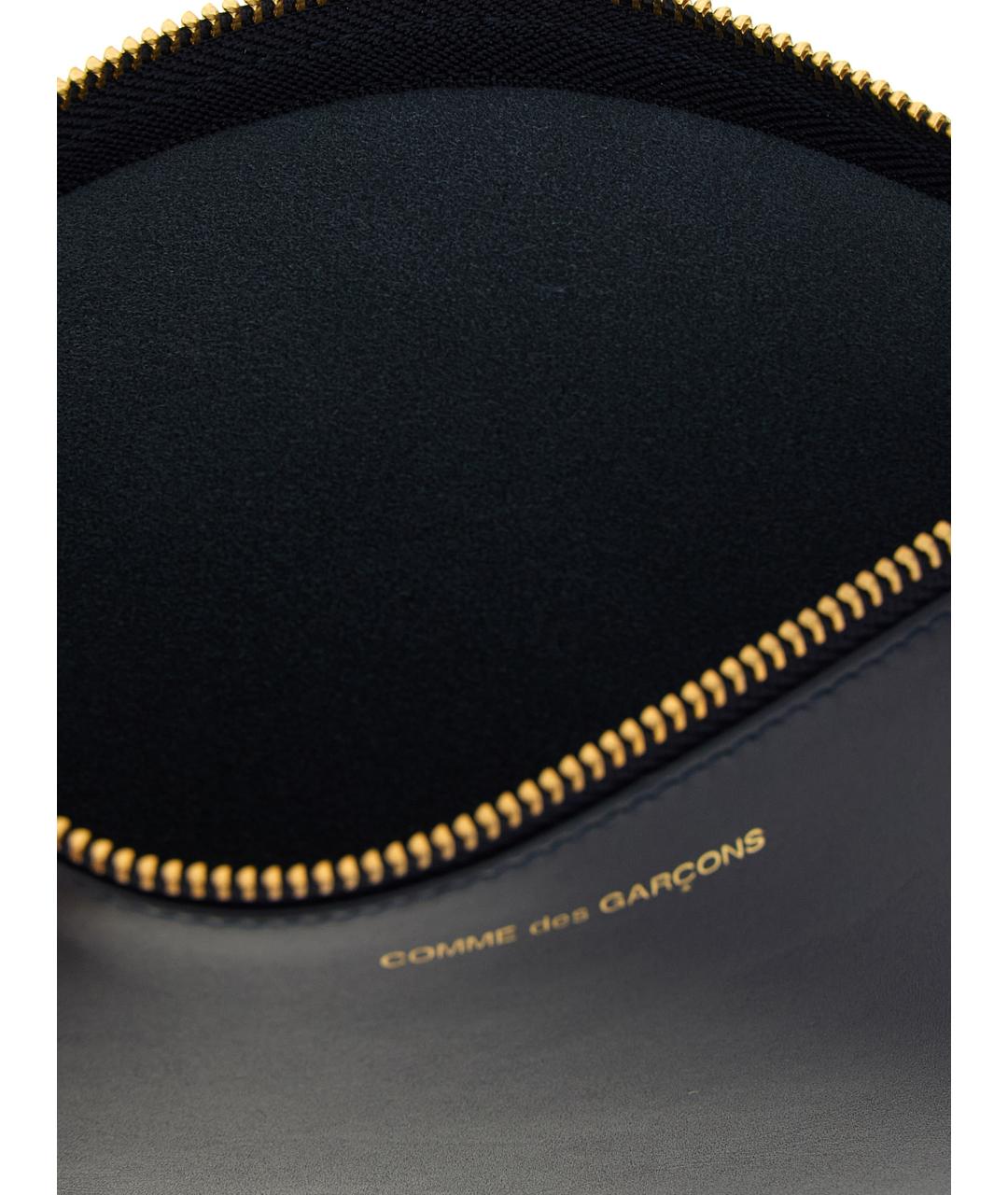 COMME DES GARÇONS WALLET Синий кожаный кошелек, фото 4