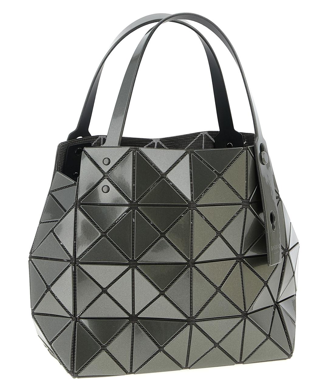 BAO BAO ISSEY MIYAKE Серая синтетическая сумка тоут, фото 2