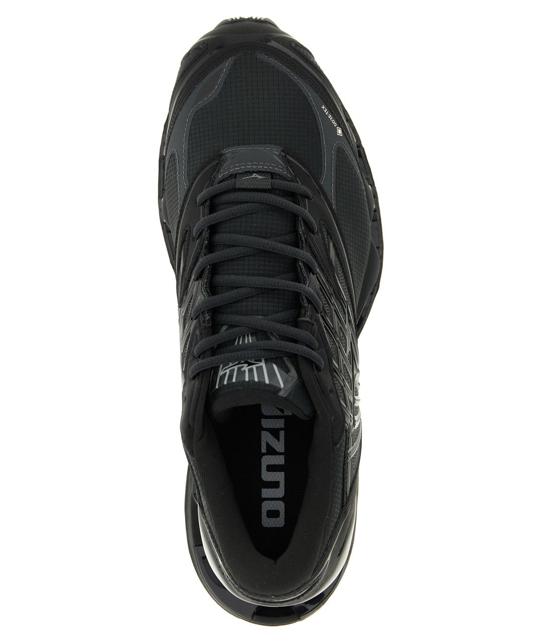 MIZUNO Черные текстильные низкие кроссовки / кеды, фото 4