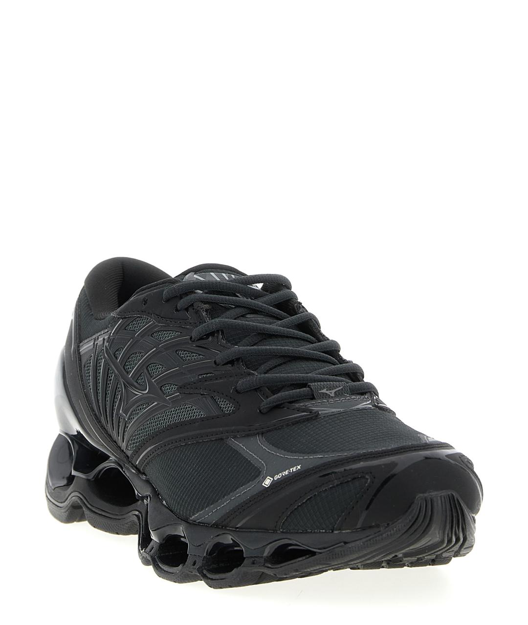 MIZUNO Черные текстильные низкие кроссовки / кеды, фото 2