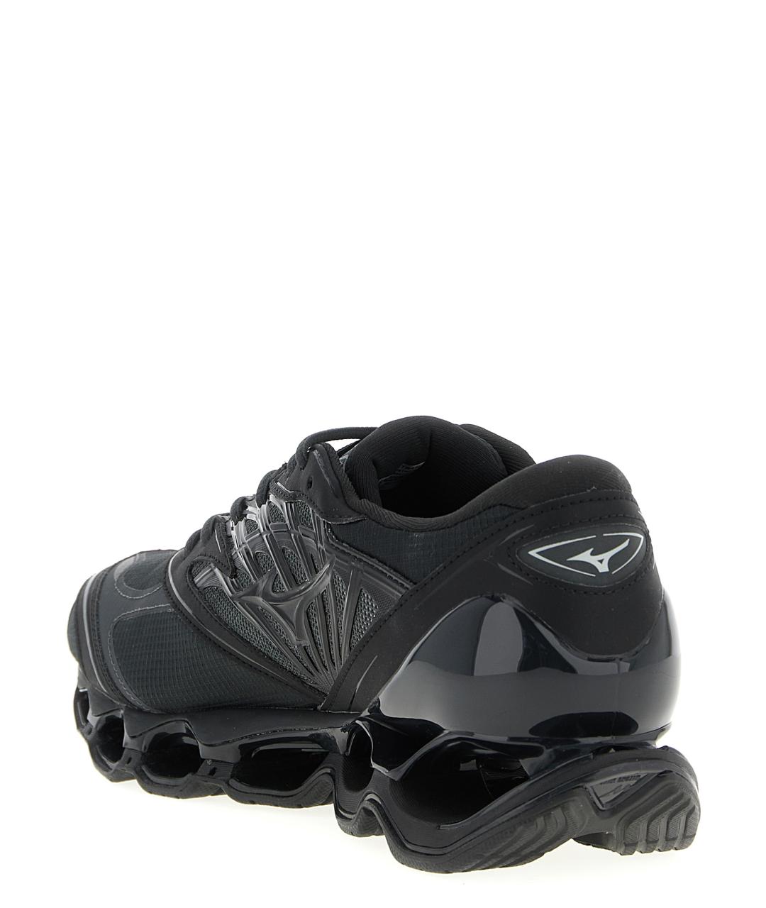 MIZUNO Черные текстильные низкие кроссовки / кеды, фото 3
