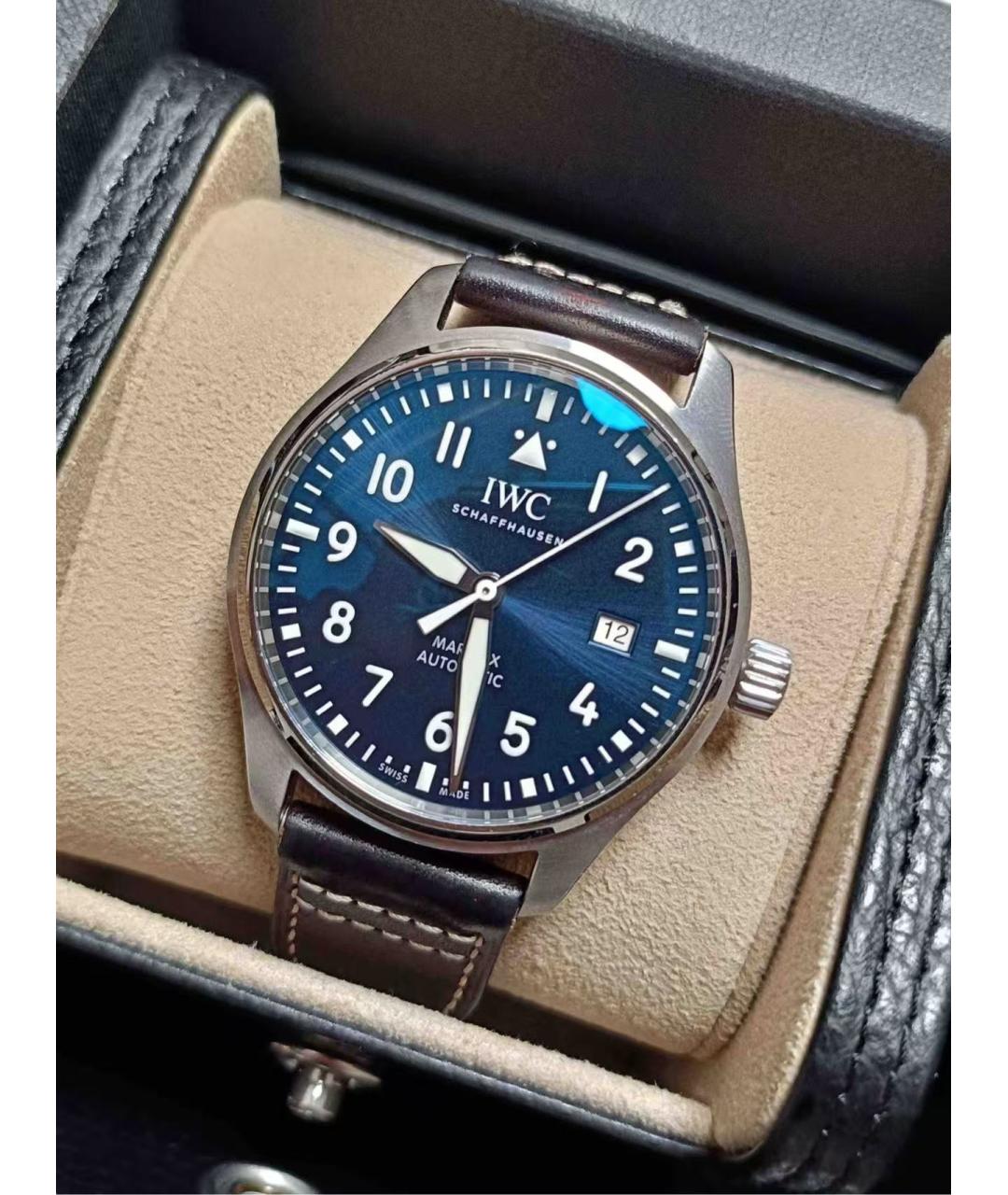 IWC Schaffhausen Серебряные часы, фото 4