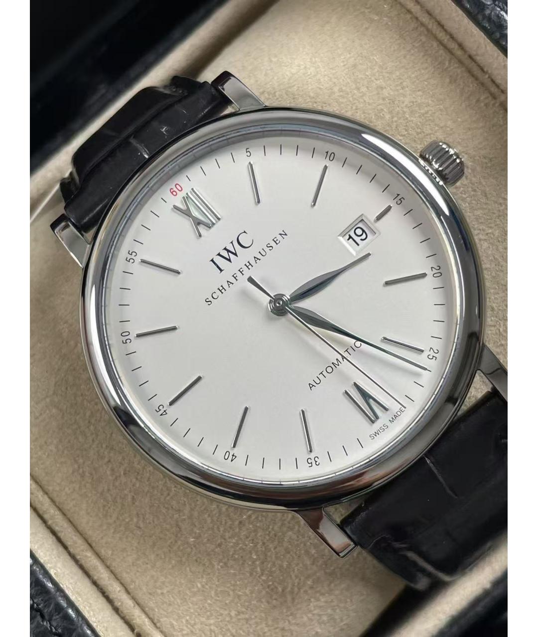 IWC Schaffhausen Серебряные часы, фото 3