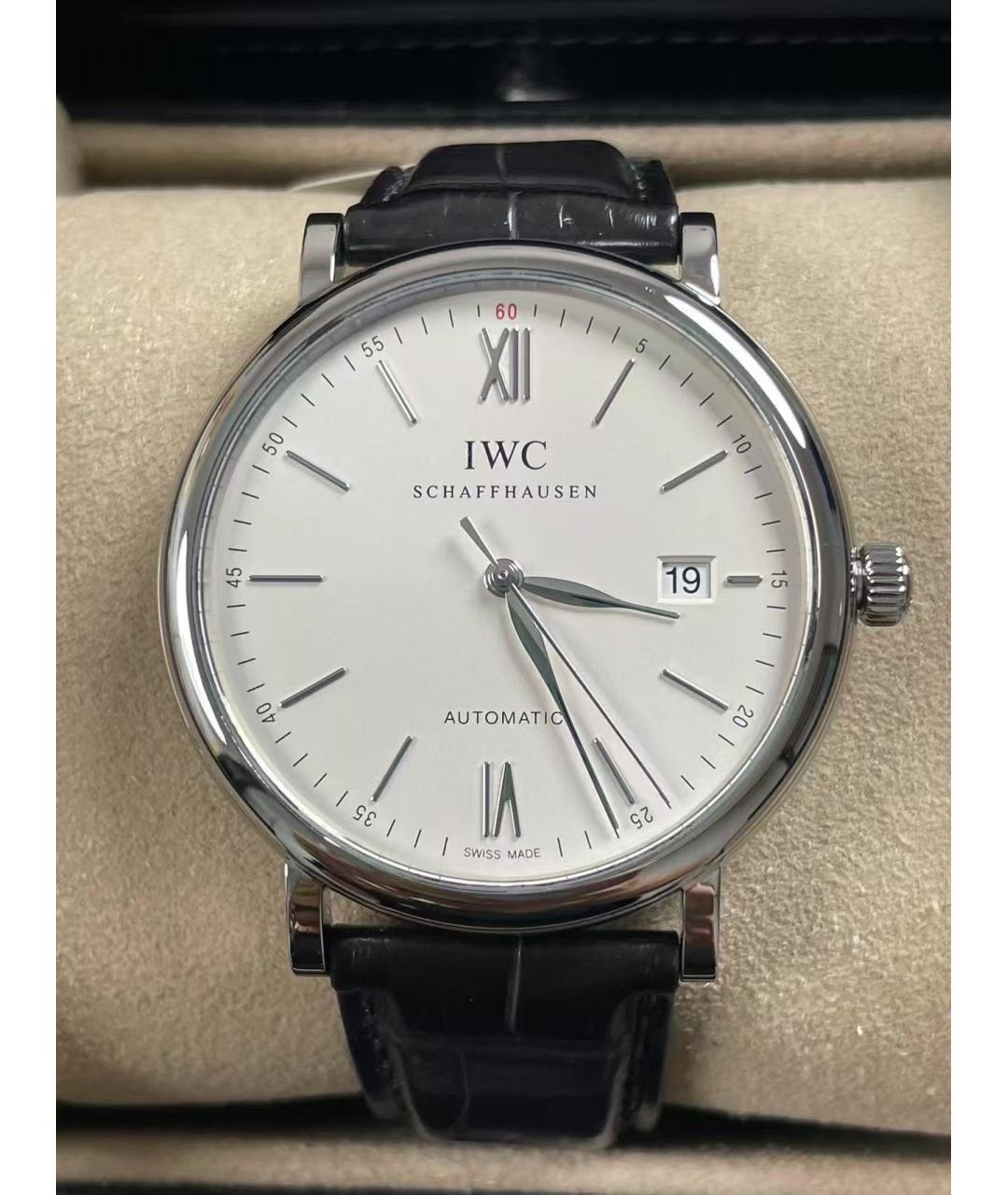IWC Schaffhausen Серебряные часы, фото 5