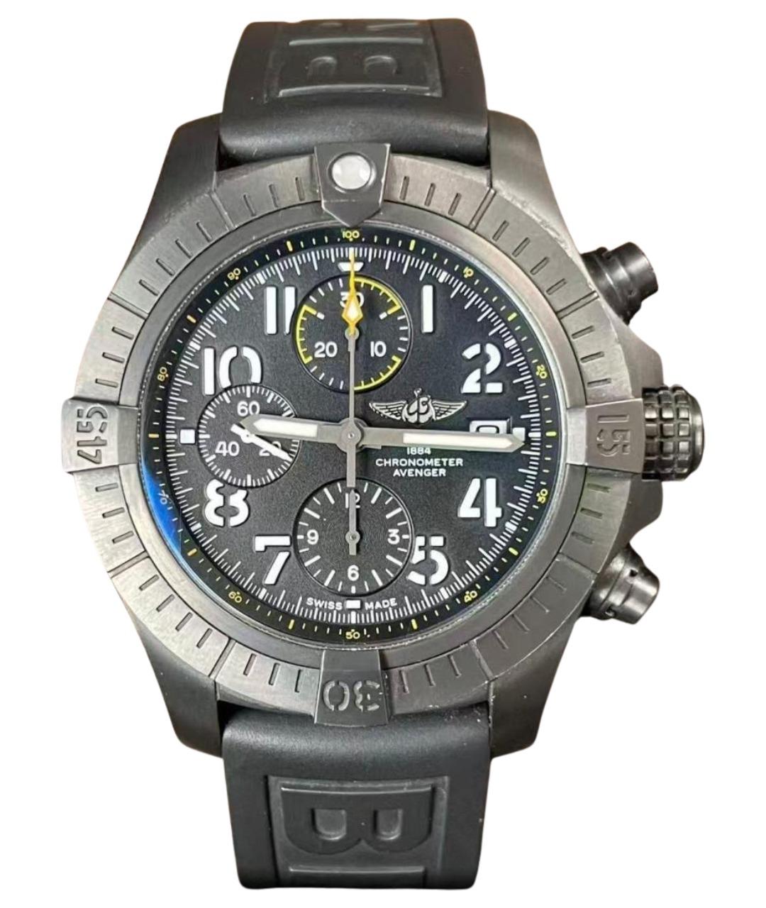 BREITLING Черные стальные часы, фото 1