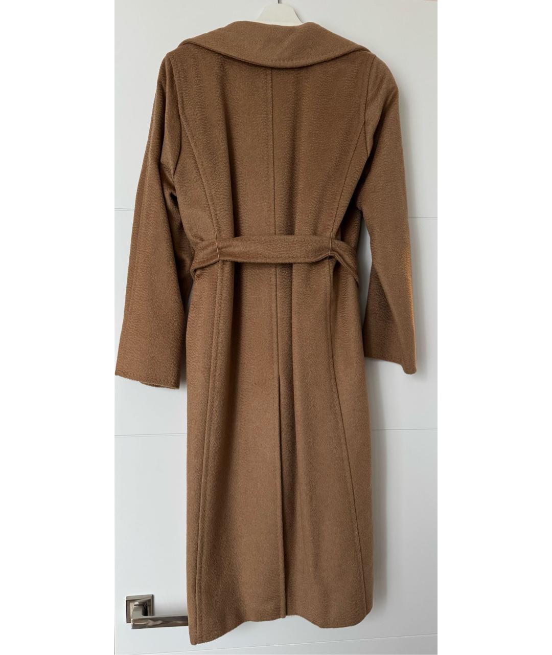 MAX MARA Бежевое шерстяное пальто, фото 5