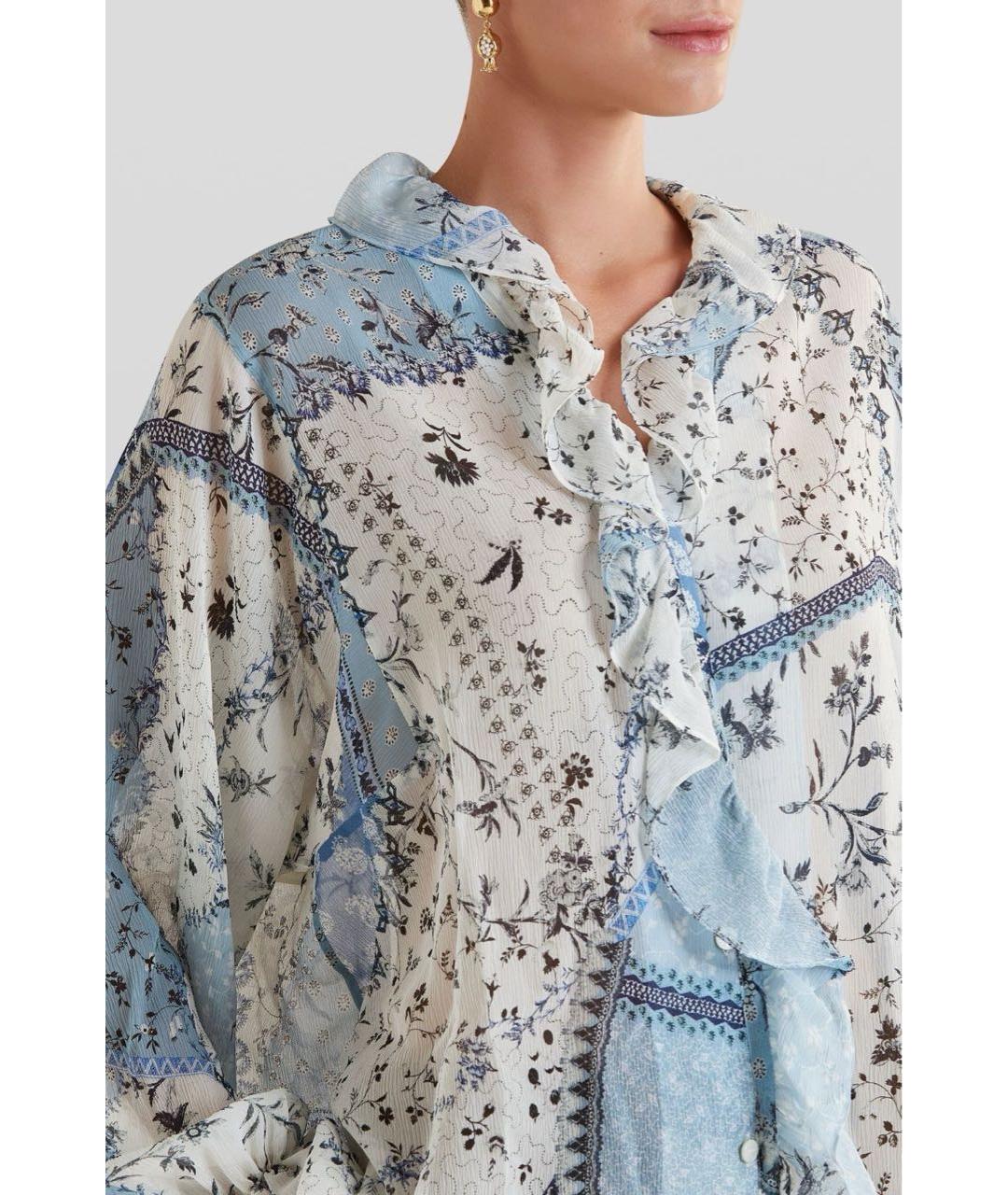 ETRO Голубая блузы, фото 2