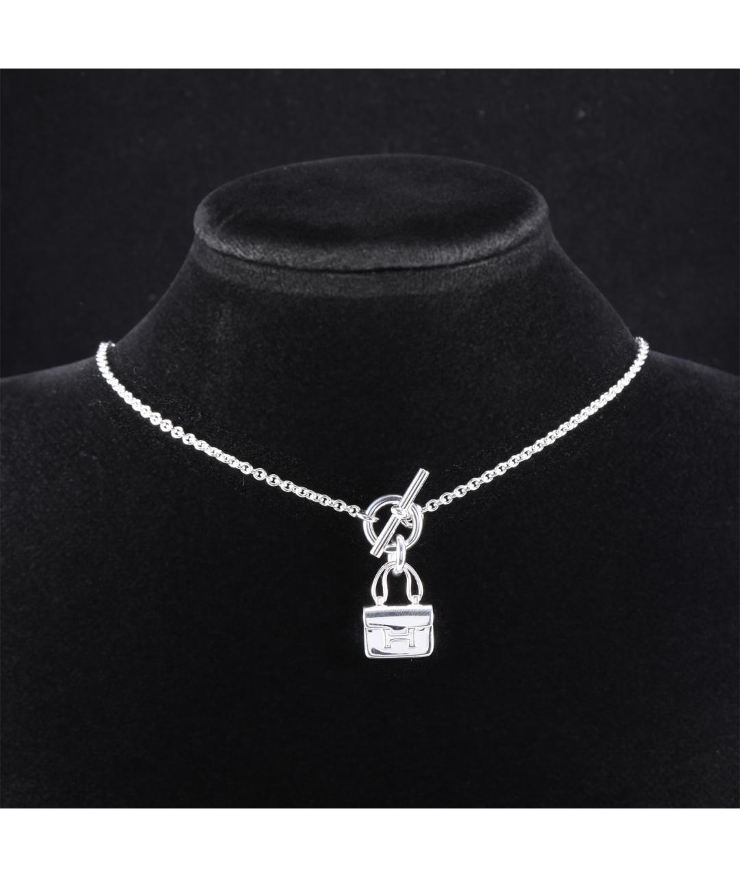 HERMES Серебряное колье, фото 8