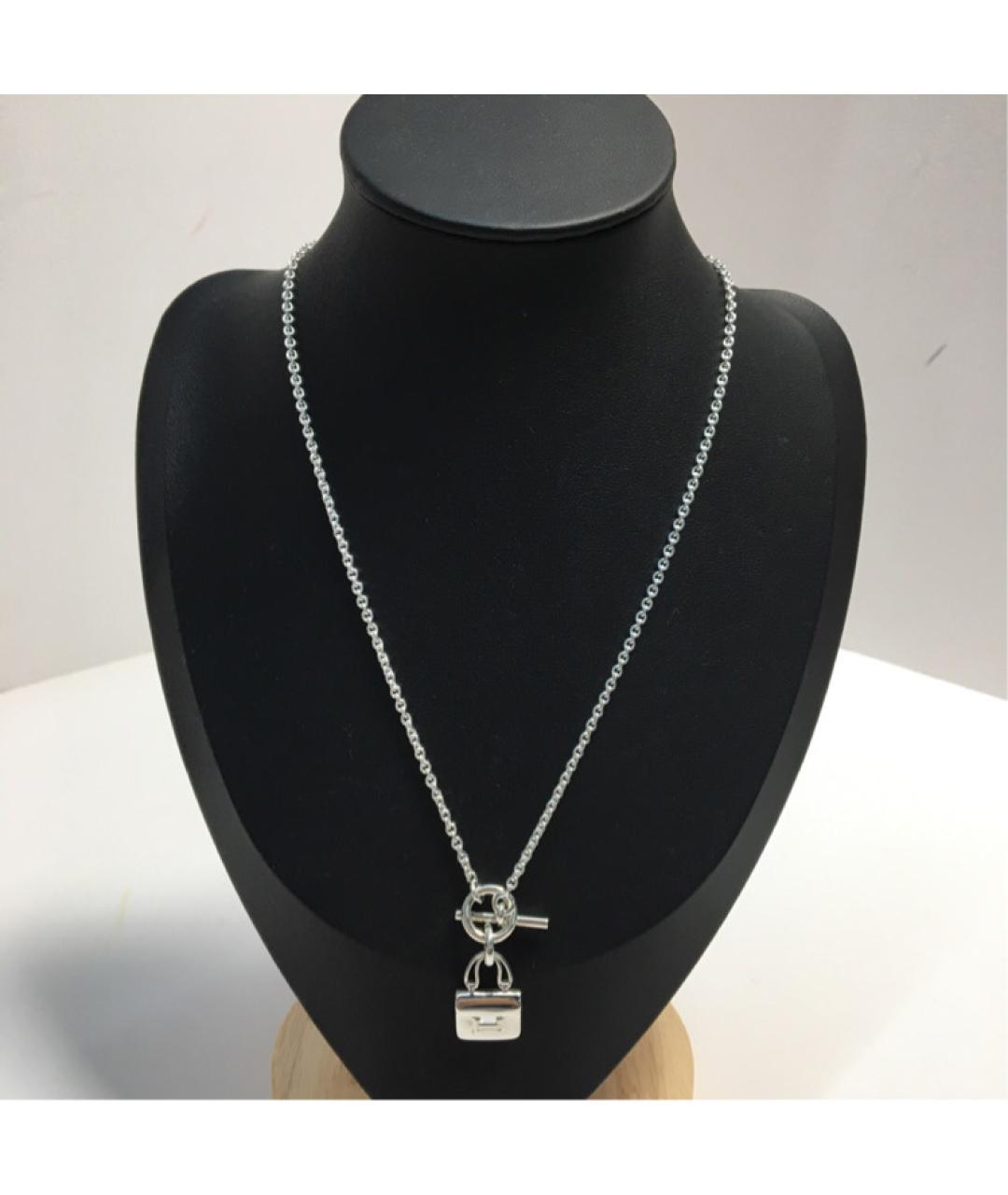 HERMES Серебряное колье, фото 9
