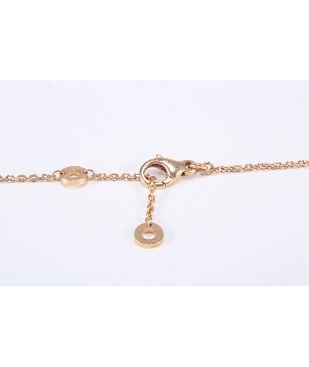 BVLGARI Черная подвеска из розового золота, фото 5