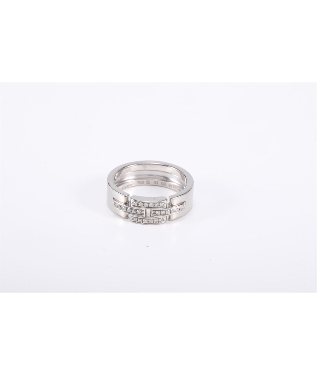 CARTIER Серебряное кольцо из белого золота, фото 5