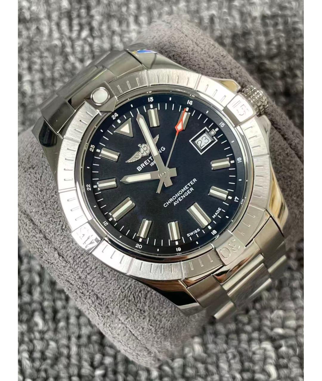 BREITLING Серебряные стальные часы, фото 2