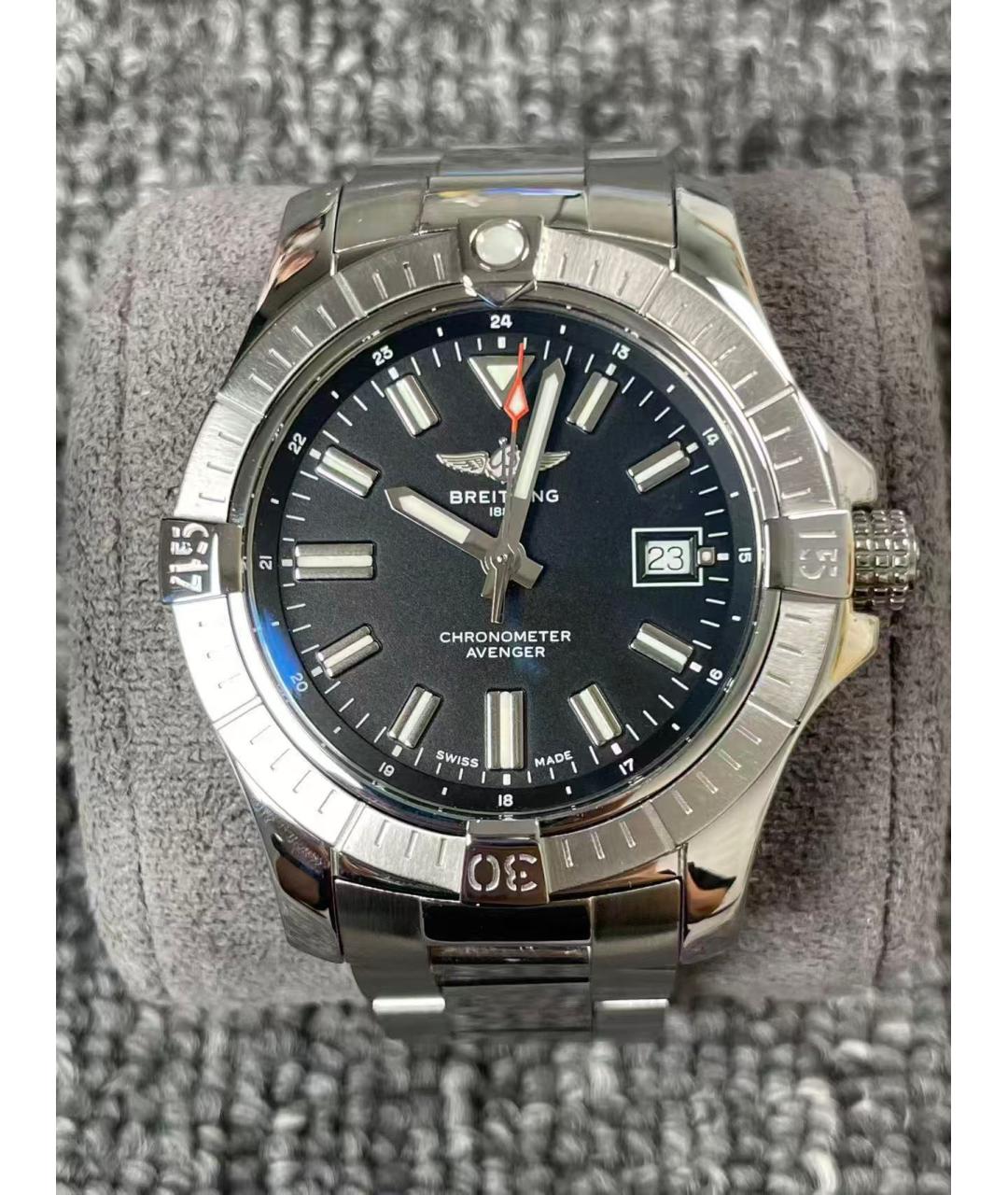 BREITLING Серебряные стальные часы, фото 3