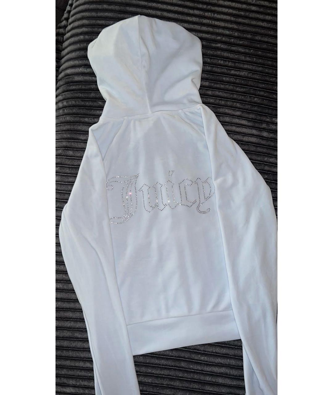 JUICY COUTURE Голубой велюровый спортивные костюмы, фото 7