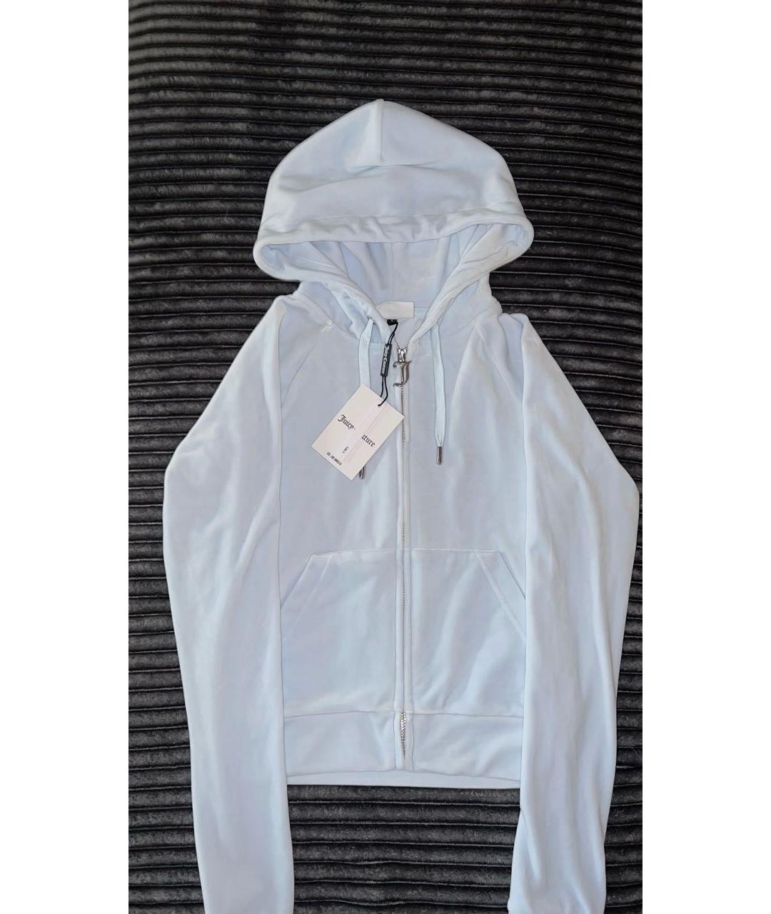 JUICY COUTURE Голубой велюровый спортивные костюмы, фото 3