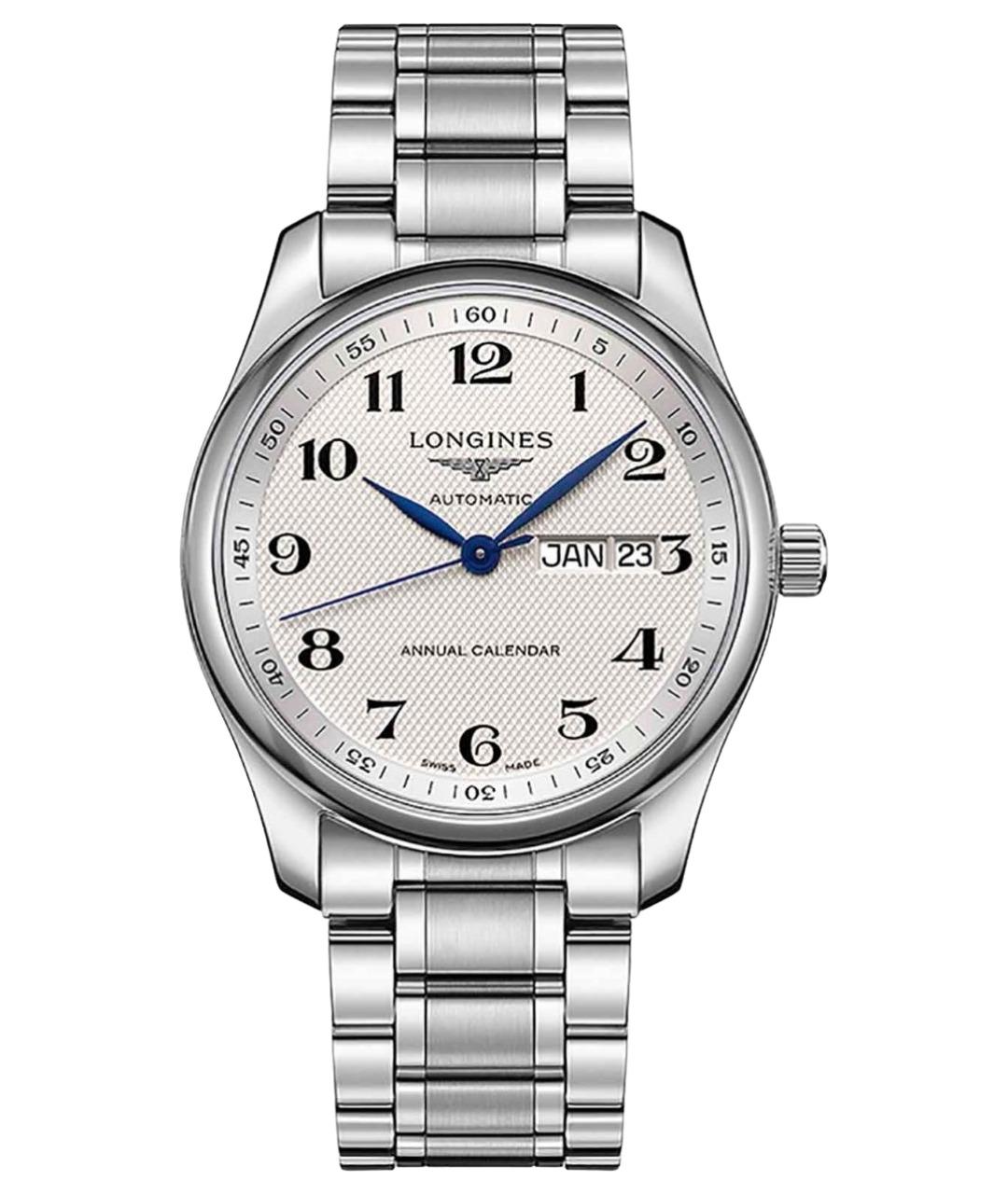 LONGINES Серебряные стальные часы, фото 1