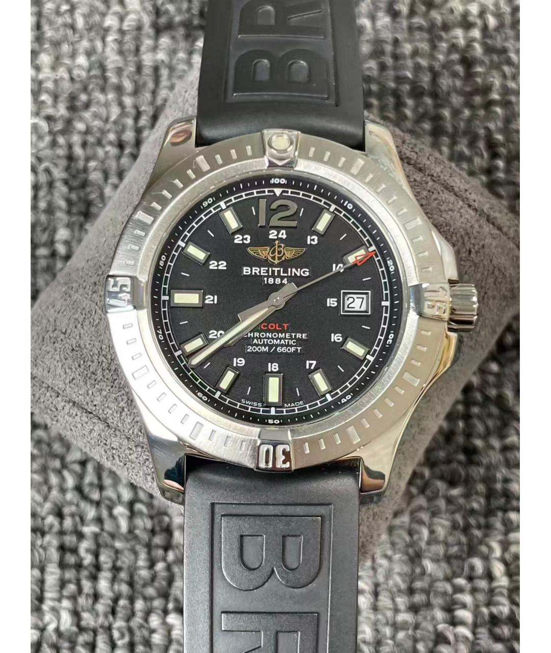 BREITLING Серебряные стальные часы, фото 2