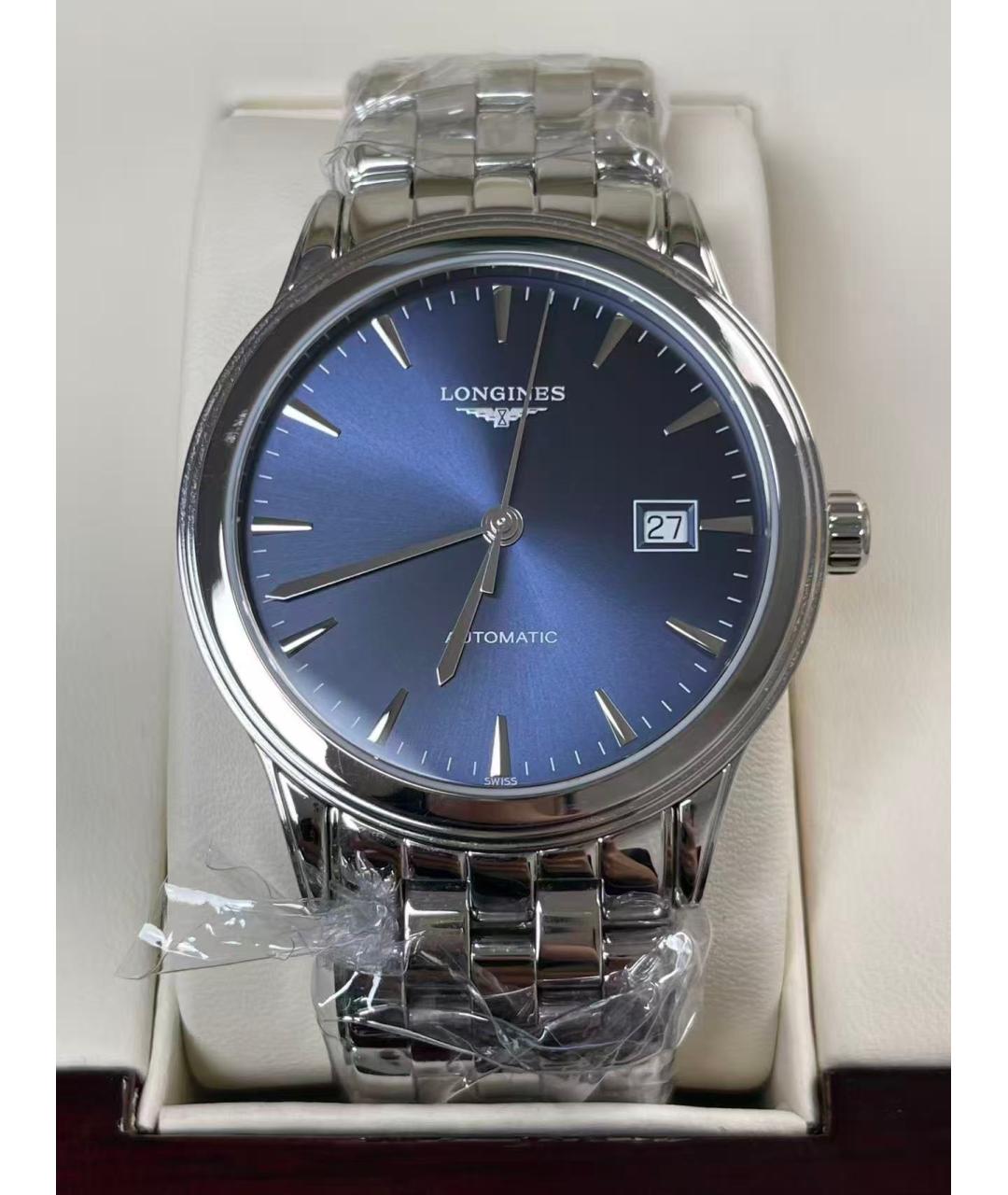 LONGINES Серебряные стальные часы, фото 3