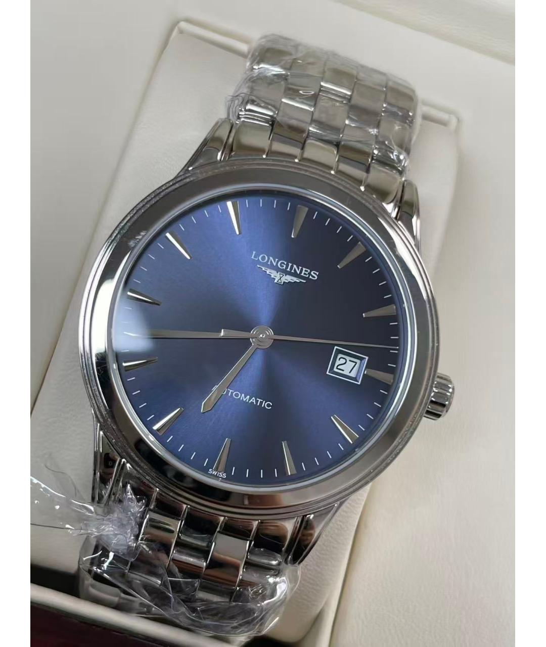 LONGINES Серебряные стальные часы, фото 4