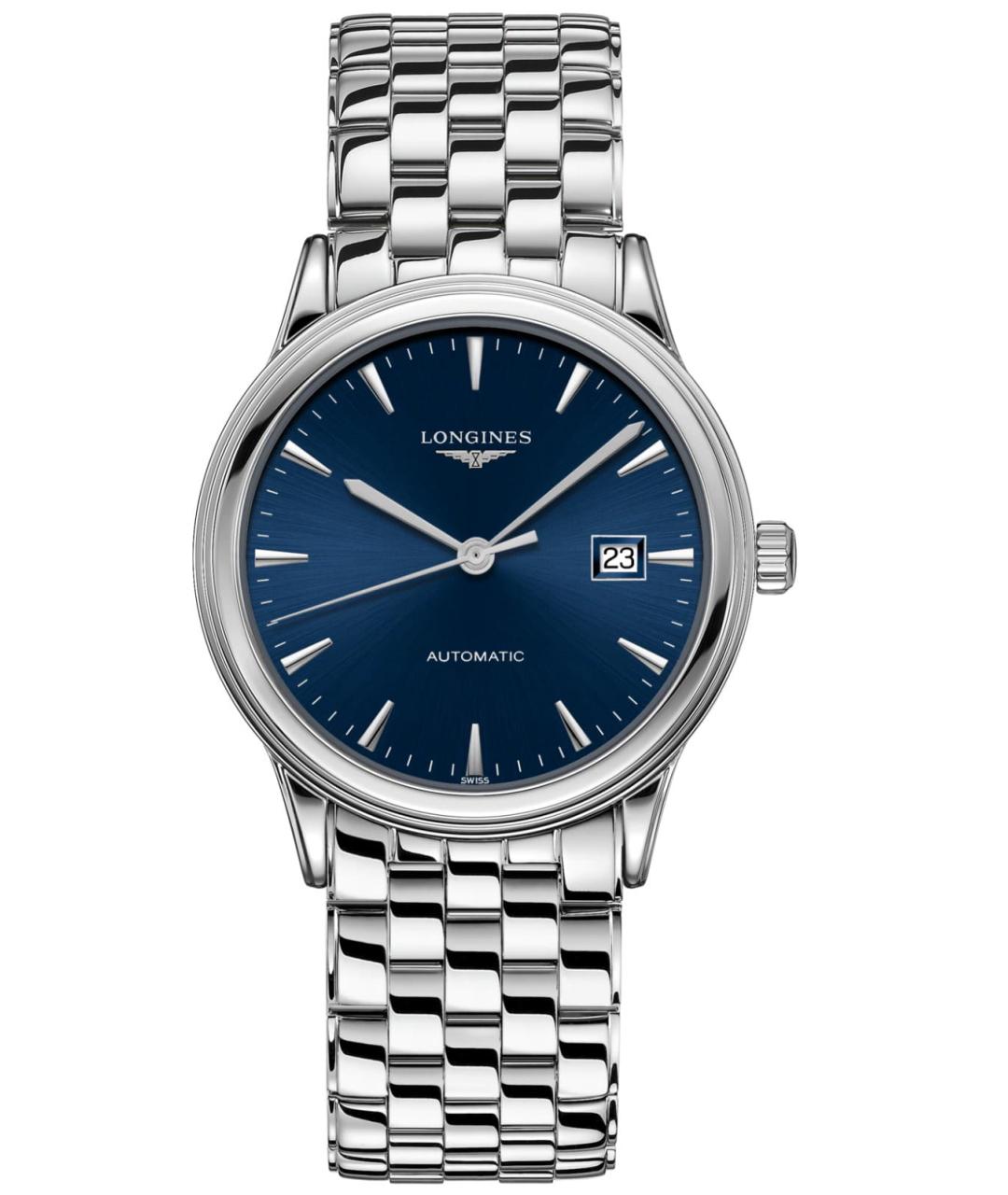 LONGINES Серебряные стальные часы, фото 1