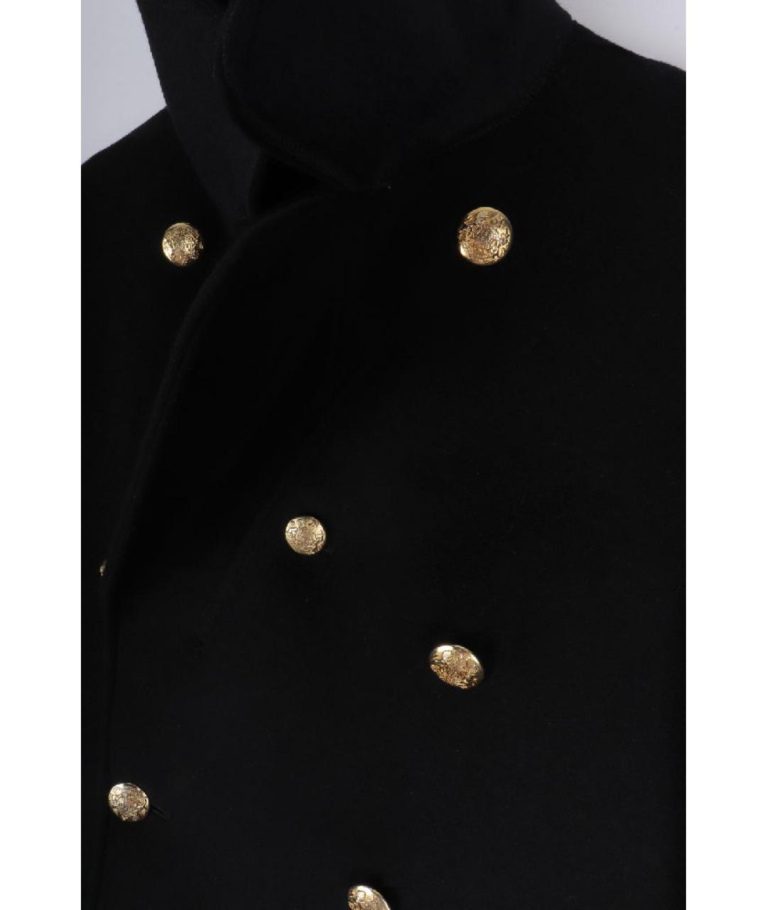 ALEXANDER MCQUEEN Черное шерстяное пальто, фото 5