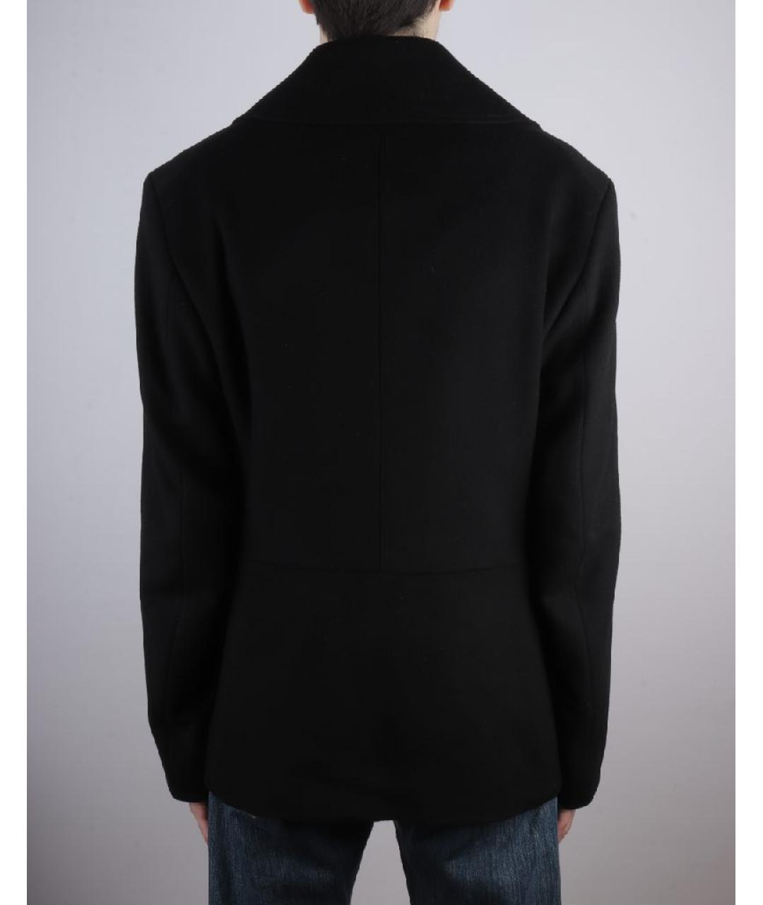 ALEXANDER MCQUEEN Черное шерстяное пальто, фото 4