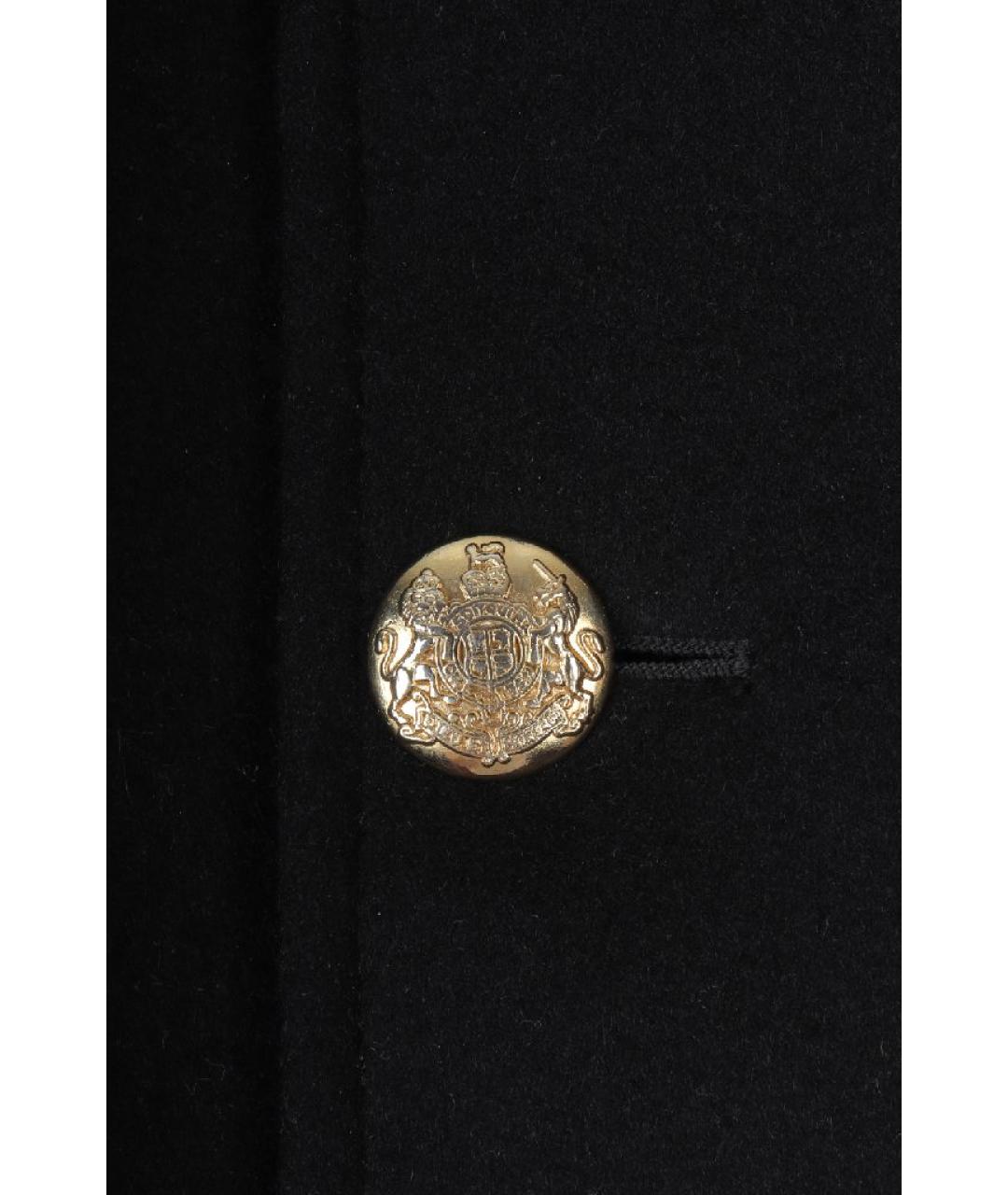 ALEXANDER MCQUEEN Черное шерстяное пальто, фото 6