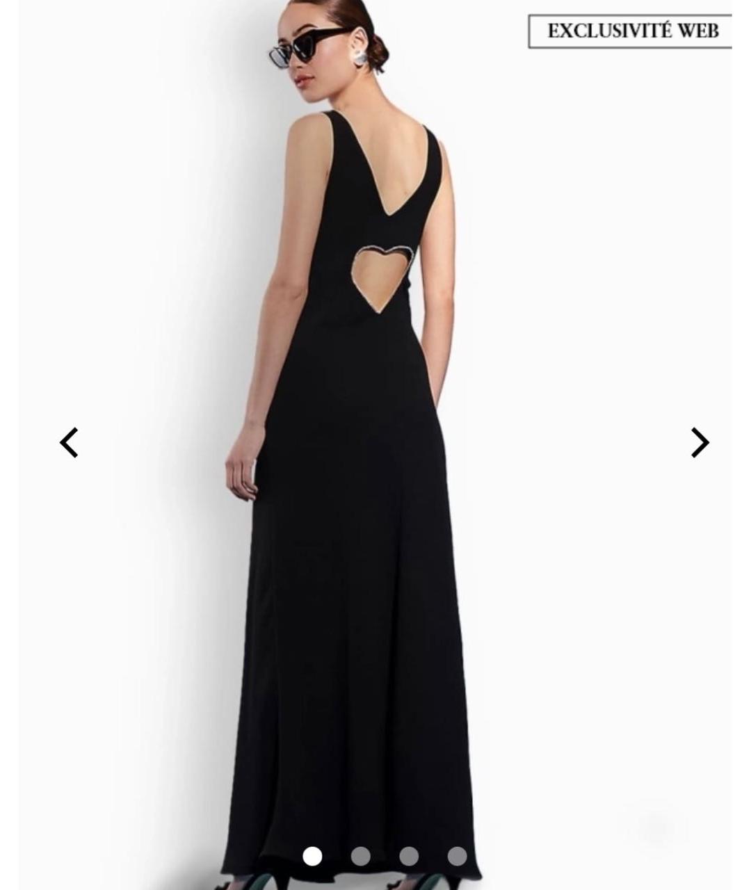 Tara Jarmon Черное полиэстеровое вечернее платье, фото 5