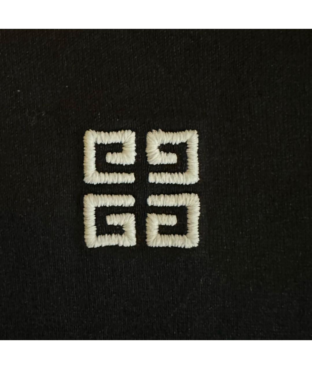 GIVENCHY Черная хлопковая футболка, фото 5