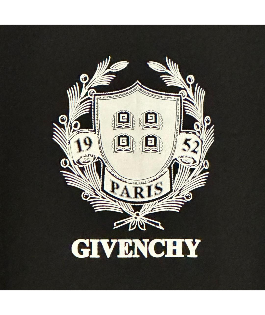 GIVENCHY Черная хлопковая футболка, фото 4