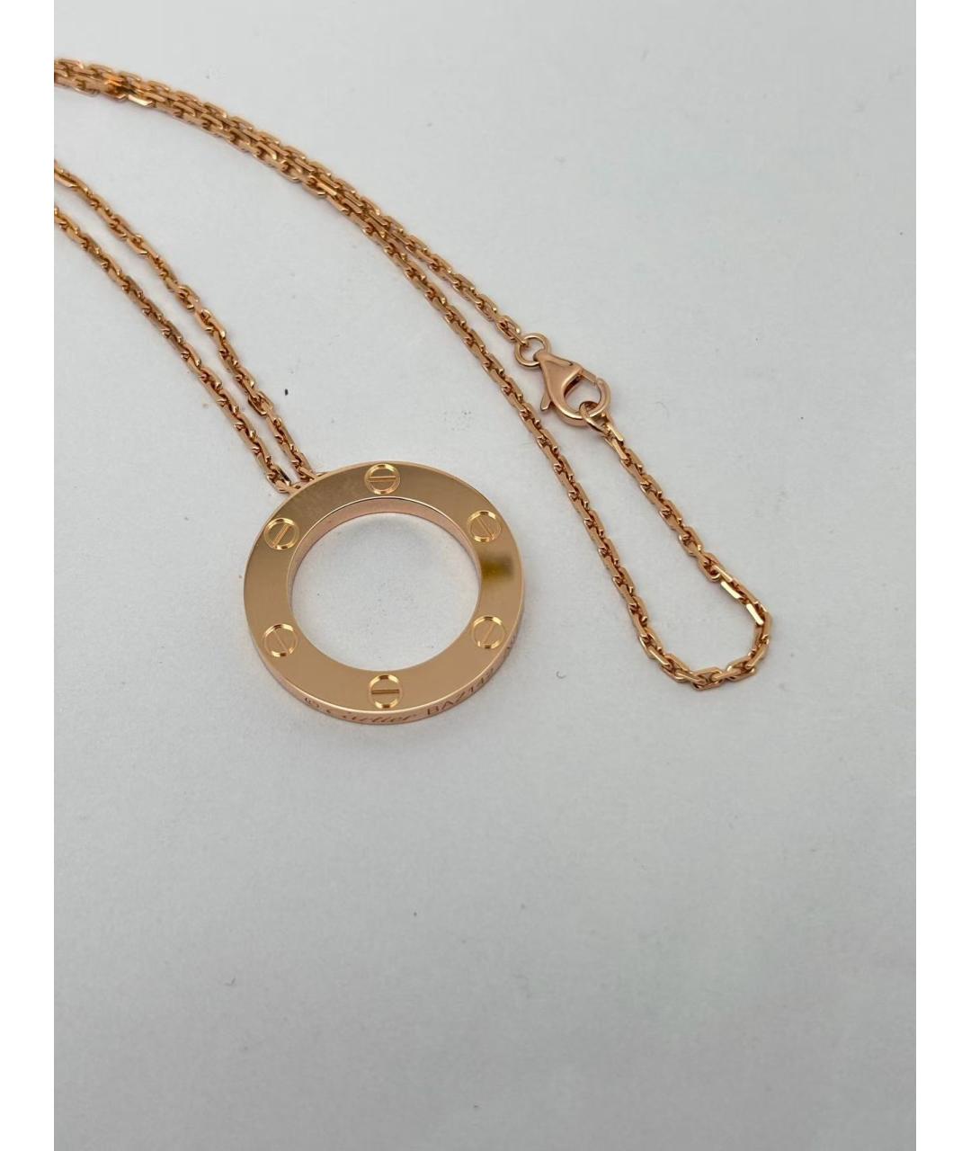 CARTIER Золотая подвеска из розового золота, фото 3