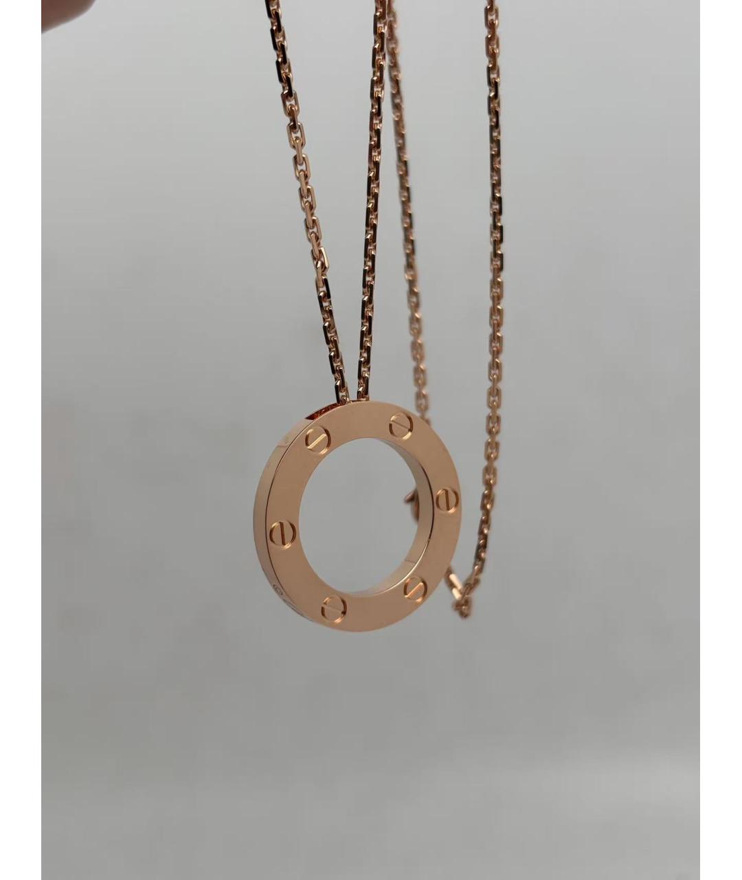 CARTIER Золотая подвеска из розового золота, фото 5