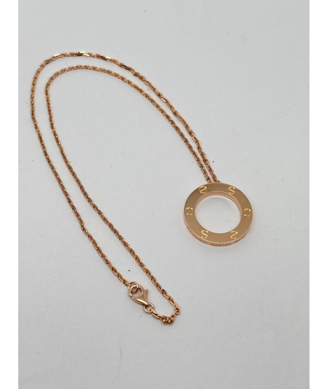CARTIER Золотая подвеска из розового золота, фото 2
