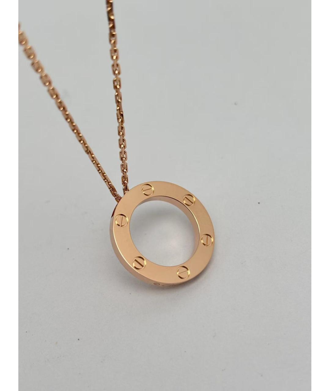 CARTIER Золотая подвеска из розового золота, фото 4