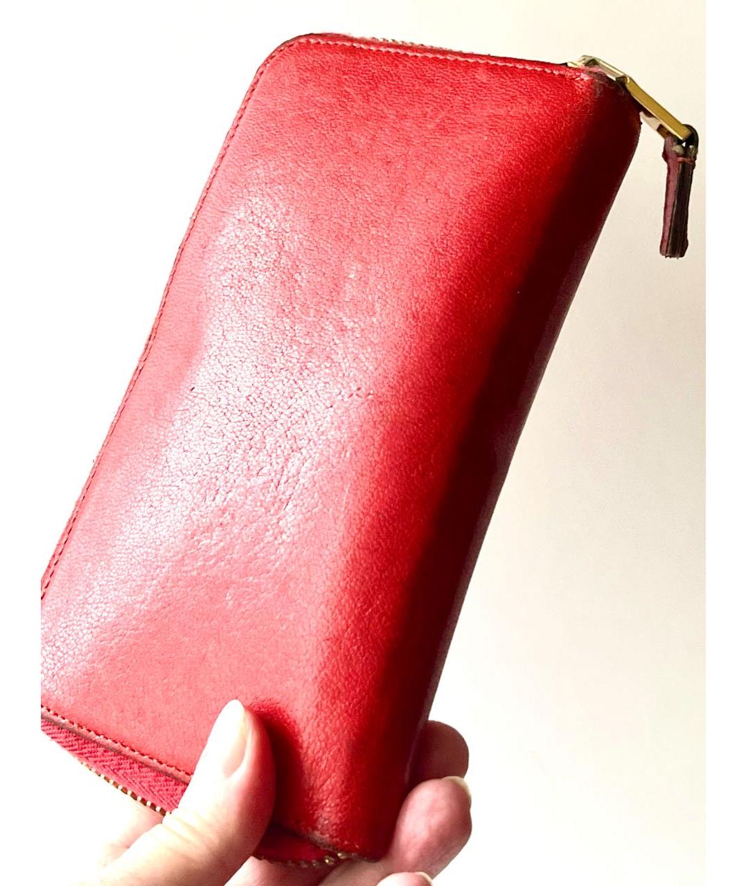 TOM FORD Красный кожаный кошелек, фото 7