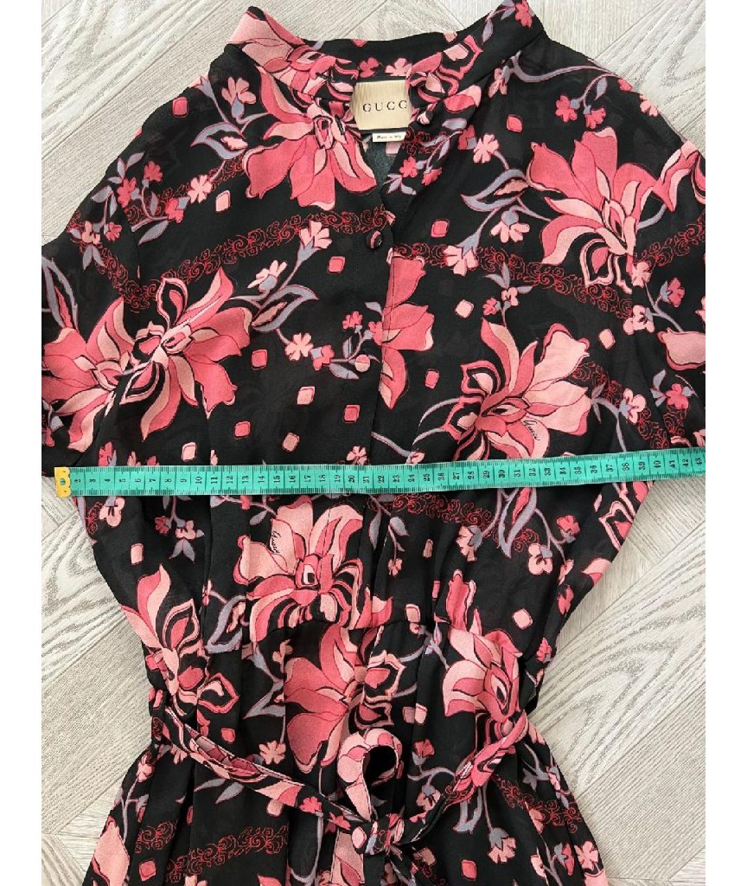 GUCCI Коралловое вискозное платье, фото 3