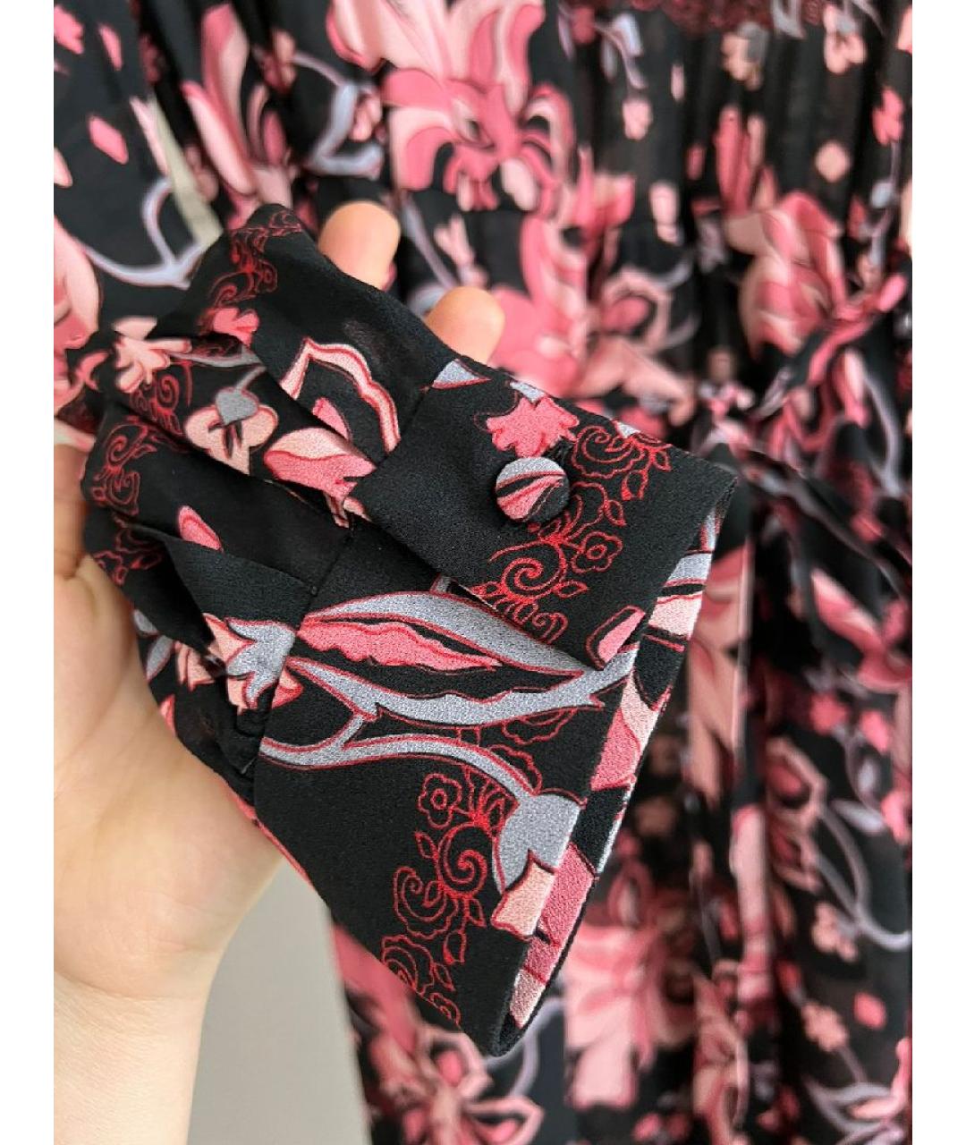 GUCCI Коралловое вискозное платье, фото 8