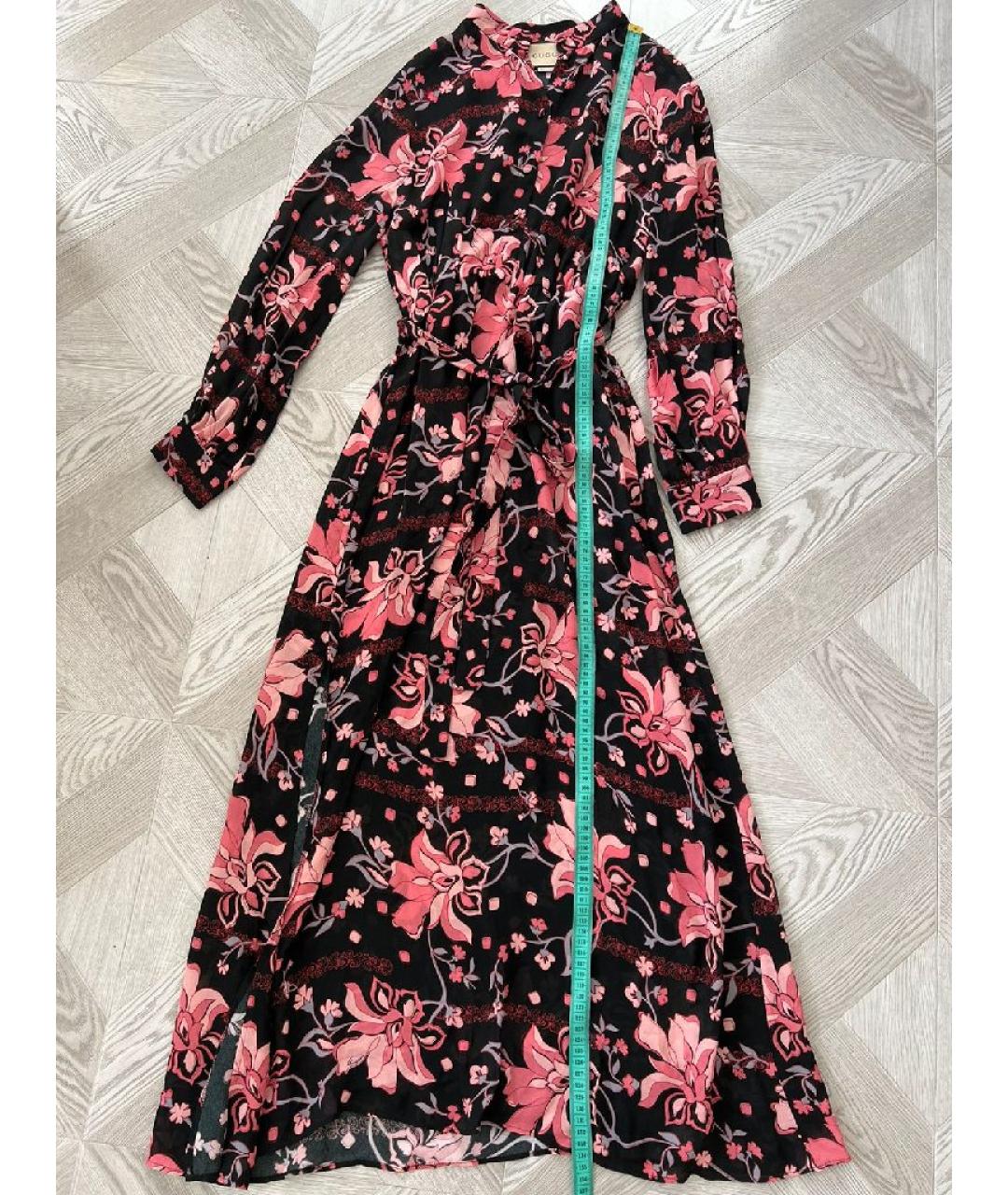 GUCCI Коралловое вискозное платье, фото 4