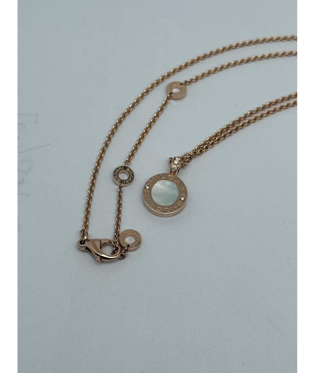 BVLGARI Золотая подвеска из розового золота, фото 7