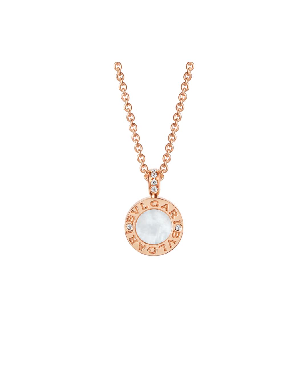 BVLGARI Золотая подвеска из розового золота, фото 1