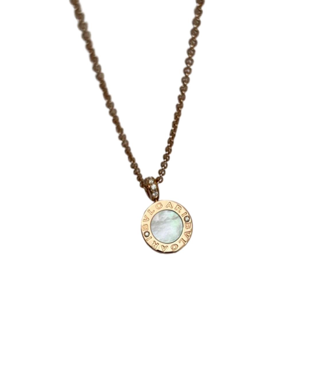 BVLGARI Золотая подвеска из розового золота, фото 2