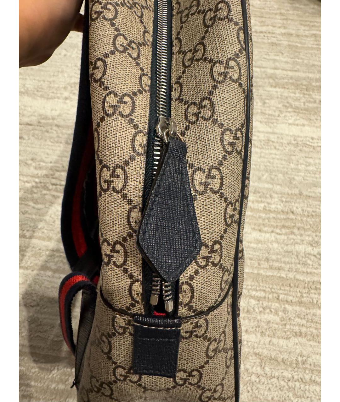 GUCCI KIDS Бежевый рюкзак, фото 4