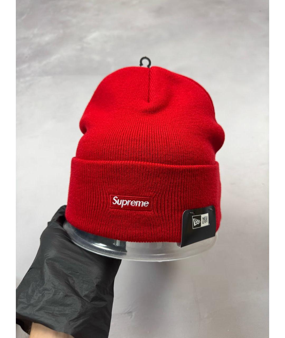 SUPREME Красная шапка, фото 4