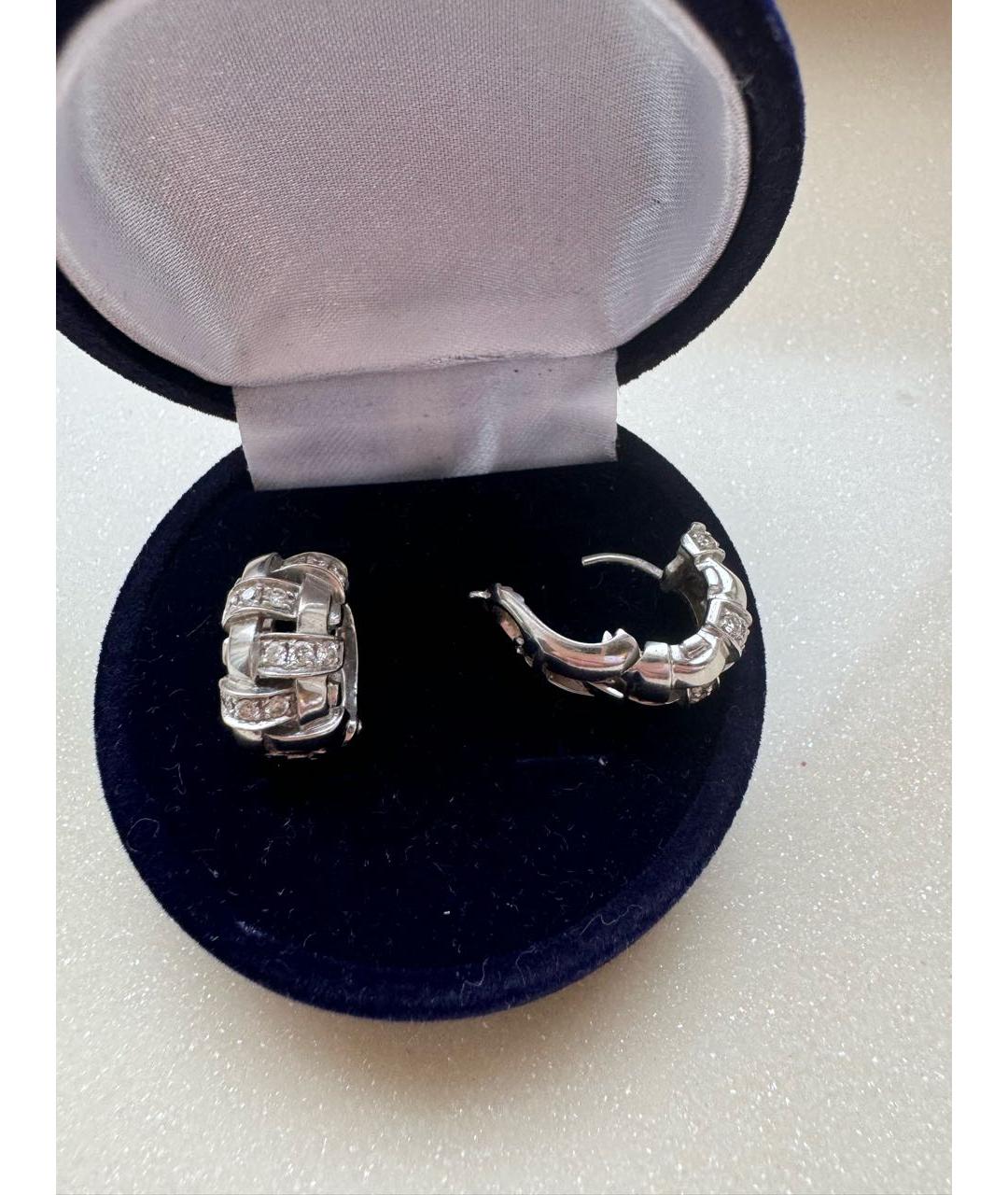 TIFFANY&CO Белые серьги из белого золота, фото 4
